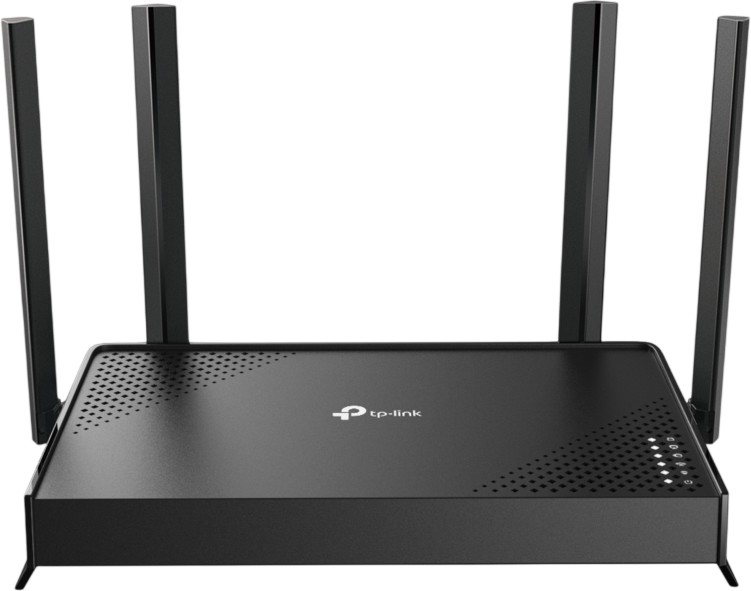 Безжичен рутер TP-Link Archer BE220 Безжичен рутер TP-Link Archer BE220 - 2.4 GHz (688 Mbps), 5 GHz (2882 Mbps), 4 антени -
