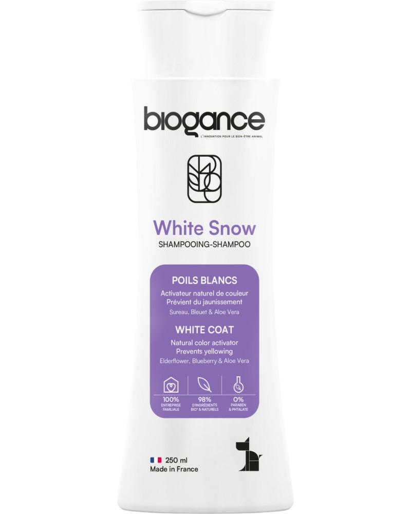 ������� �� ������ � ���� ������ BIOGANCE White Snow - 250 ml, � ���, ��������� � ���� ���� - �������