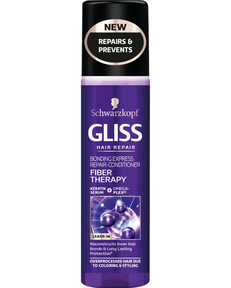 Gliss Fiber Therapy Bonding Express-Repair Conditioner -          "Fiber Therapy" - 