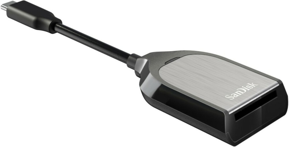 Четец за карти памет USB-C SanDisk Четец за карти памет USB-C SanDisk - За SDHC, SDXC, micro SDHC и micro SDXC карти, от серията Extreme Pro -