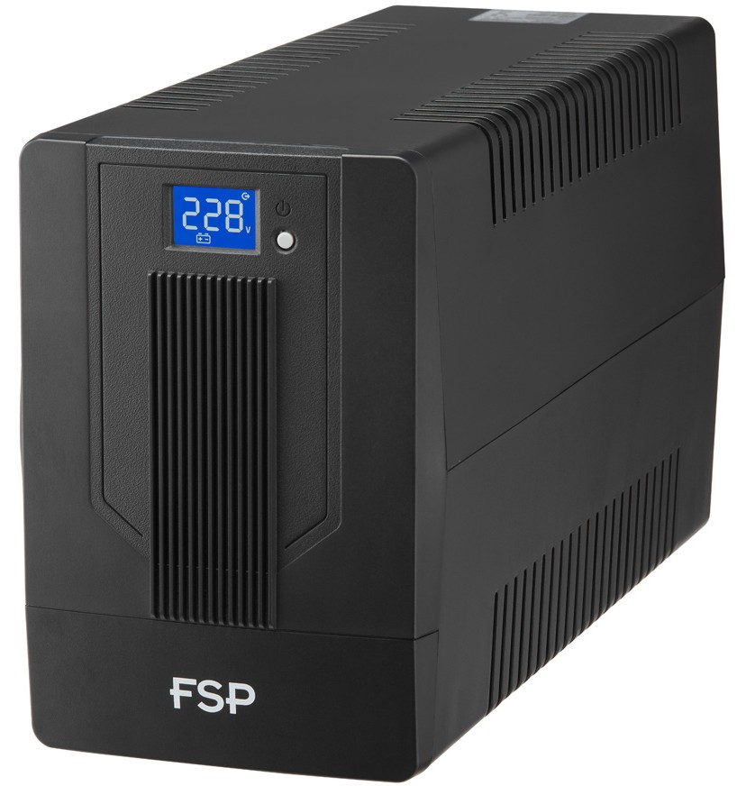    UPS FSP Group iFP2000 - 2000 VA, 1200 W, 2x 12V / 9Ah, 2x Schuko , 2x IEC , 2x RJ11/RJ45, Line Interactive - 