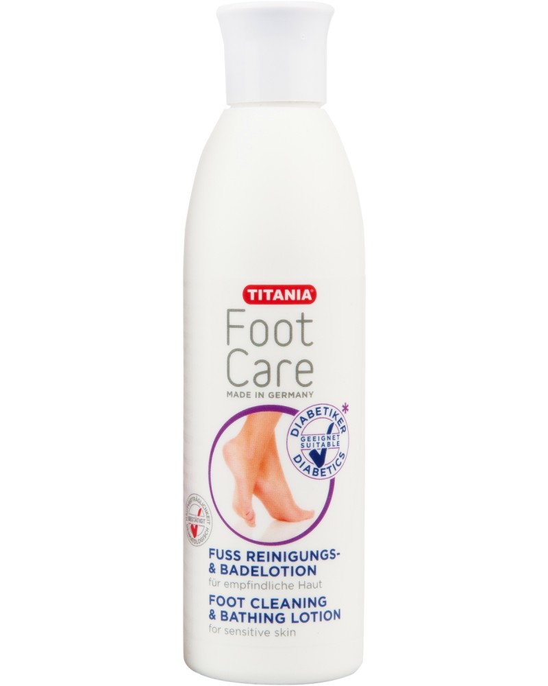 Titania Foot Care Foot Cleaning & Bathing Lotion -           "Foot Care" - 