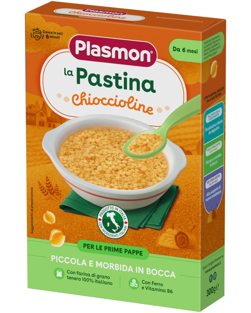   Plasmon Chioccioline - 340 g,  6+  - 