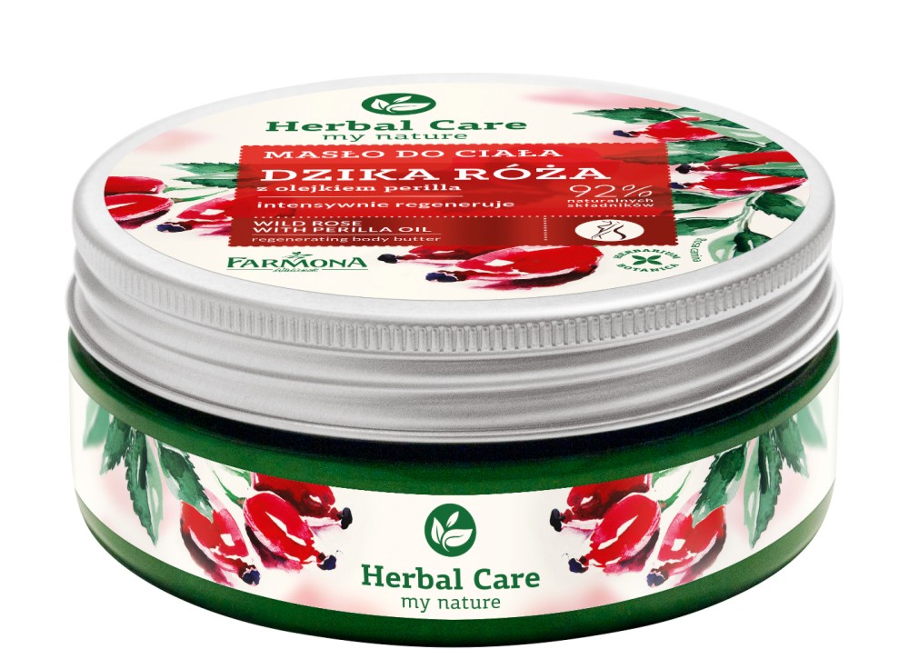 Farmona Herbal Care Wild Rose with Perilla Oil Regenerating Body Butter -       "Herbal Care" - 