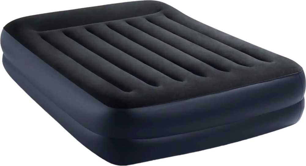 Надуваем матрак с вградена помпа Intex Queen Pillow Rest Raised Надуваем матрак с вградена помпа Intex Queen Pillow Rest Raised - 152 / 203 / 42 cm от серията Dura-Beam Plus -
