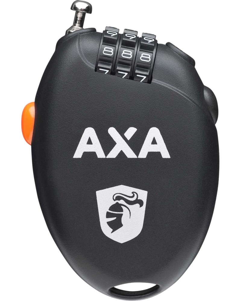 Катинар с шифър - AXA Roll Retractable - Аксесоар за велосипед - аксесоар