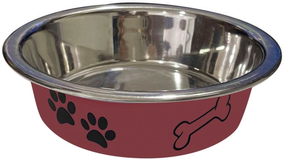 Метална купа за кучета и котки anipro Paws Метална купа за кучета и котки anipro Paws - 0.2 ÷ 2.6 l, от колекцията No Slip - купичка