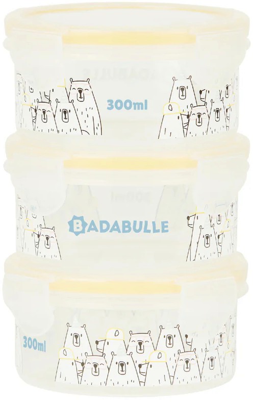    Badabulle - 3 x 300 ml,  0+  - 