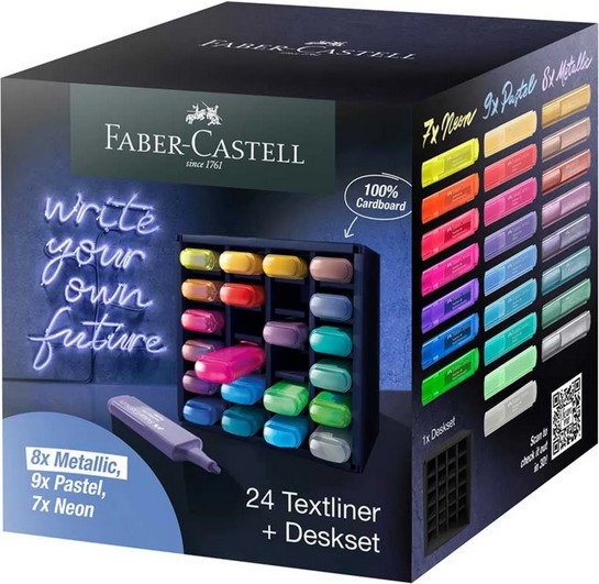 ����� ������� ��� ������ ���� Faber-Castell - 24 ����� - 