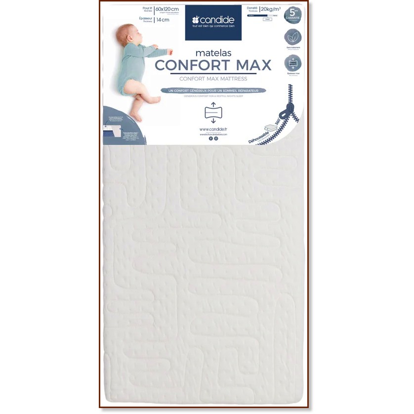 ������ �� ������� ����� Candide Confort Max - 60 / 120 / 14 cm - �������