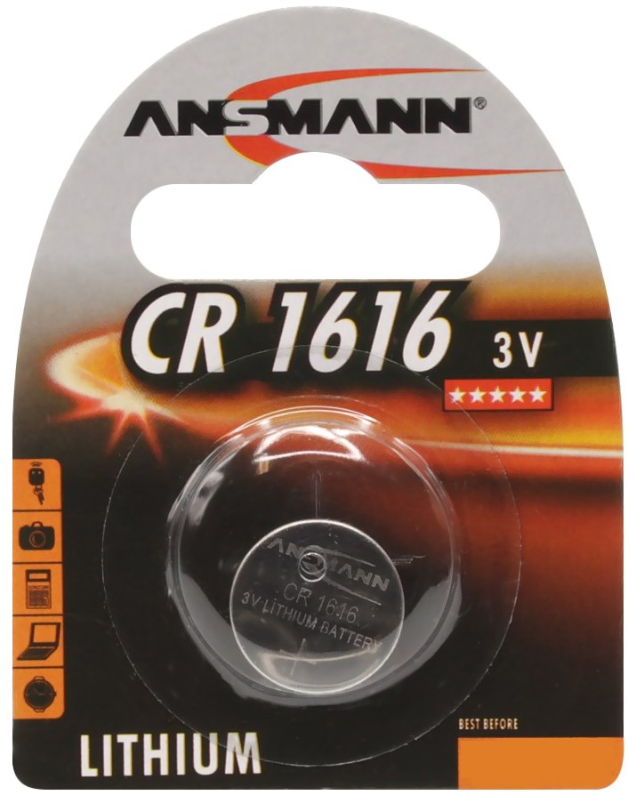   CR1616 -  3V - 1  - 