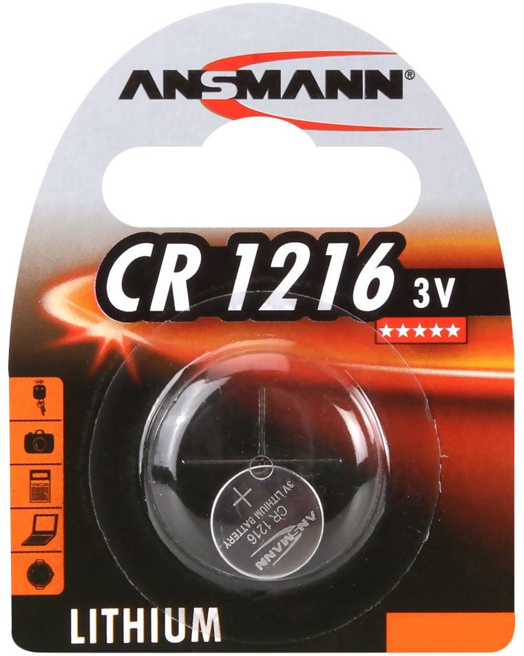   CR1216 -  3V - 1  - 