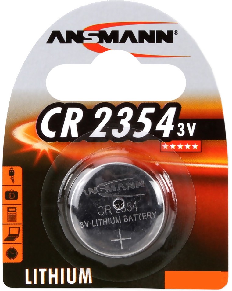 Бутонна батерия CR2354 - Литиева 3V - 1 брой - батерия