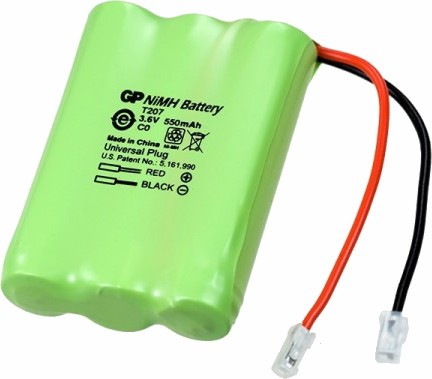     207 - NiMH 3.6V 550 mAh - 