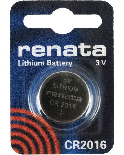 Бутонна батерия CR2016 - Литиева 3V - 1 брой - батерия