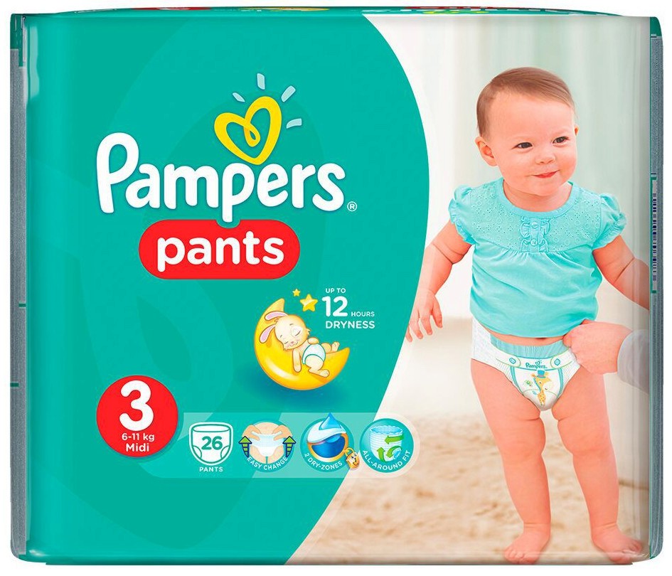  Pampers Pants 3 - 4÷86 ,   6-11 kg - 