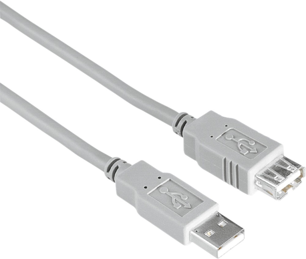   USB-A female  USB-A male Hama - 3 m - 
