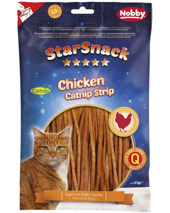    Nobby Chicken Catnip Strip - 85 g,     ,   StarSnack - 