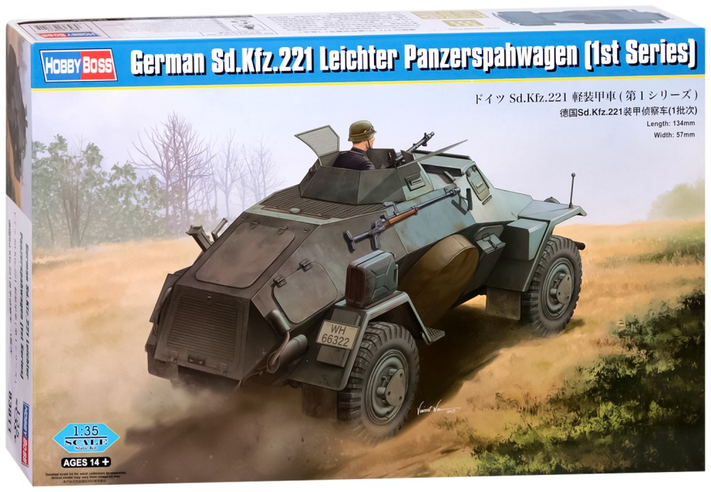   - SD.Kfz.221 Leichter Panzerspahwagen - 1st series -   - 
