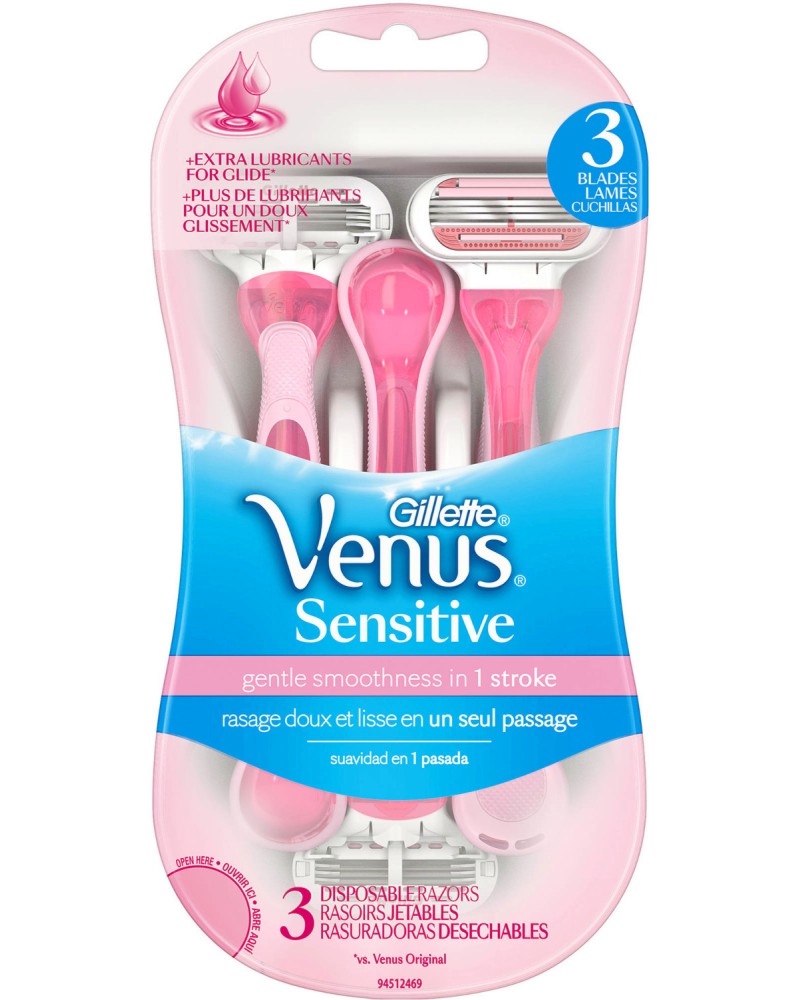 Gillette Venus Sensitive -     Venus, 3  - 