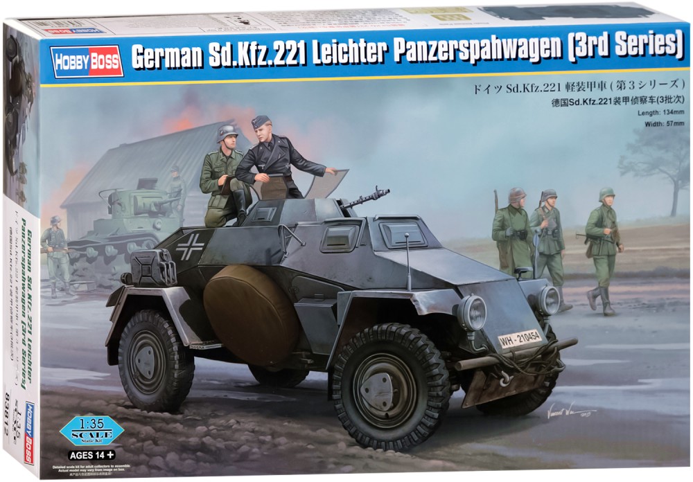   - SD.Kfz.221 Leichter Panzerspahwagen - 3rd series -   - 