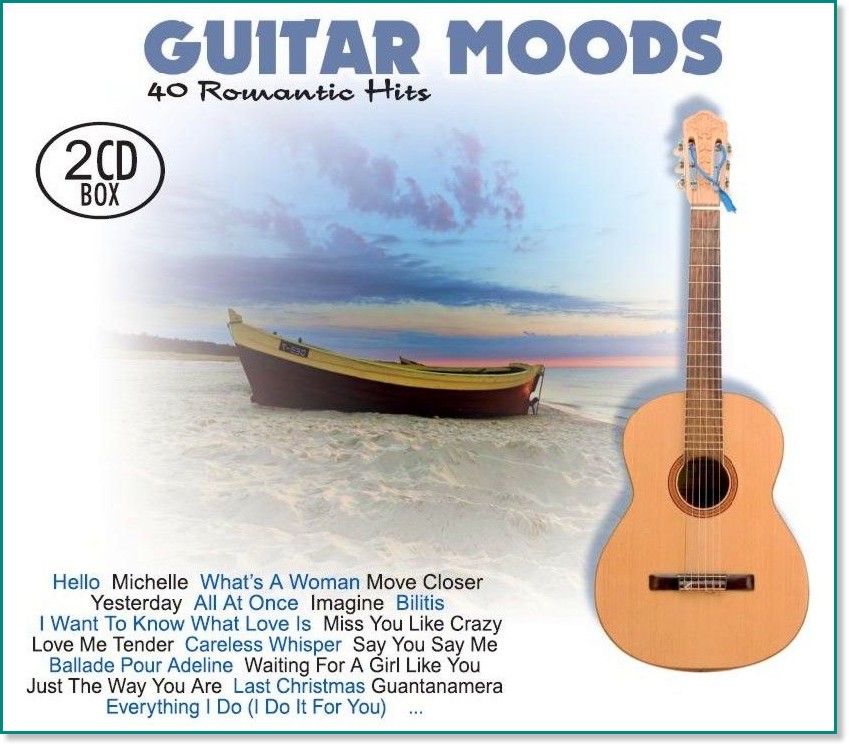 The Guitar Moods: 40 Romantic Hits - 2 CD Box - компилация