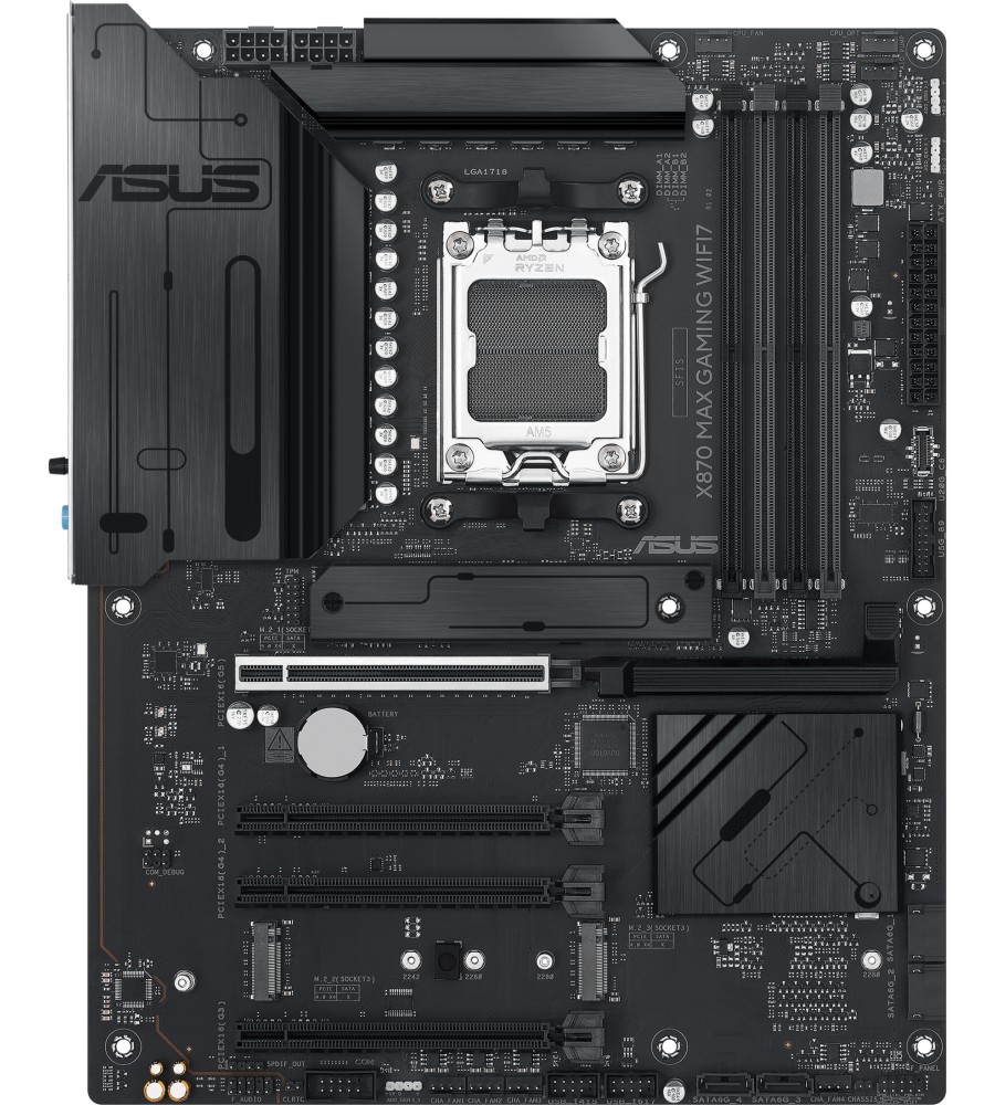 ����� ������ ASUS X870 Max Gaming WiFi 7 - AMD AM5, AMD X870, DDR5, ATX - 