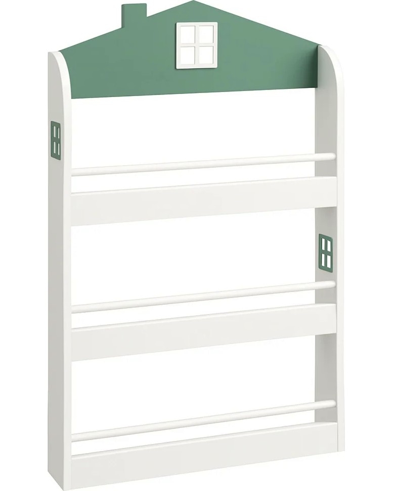 Етажерка за книжки и играчки GINGER HOME Етажерка за книжки и играчки GINGER HOME - 60 / 106 / 12 cm - продукт