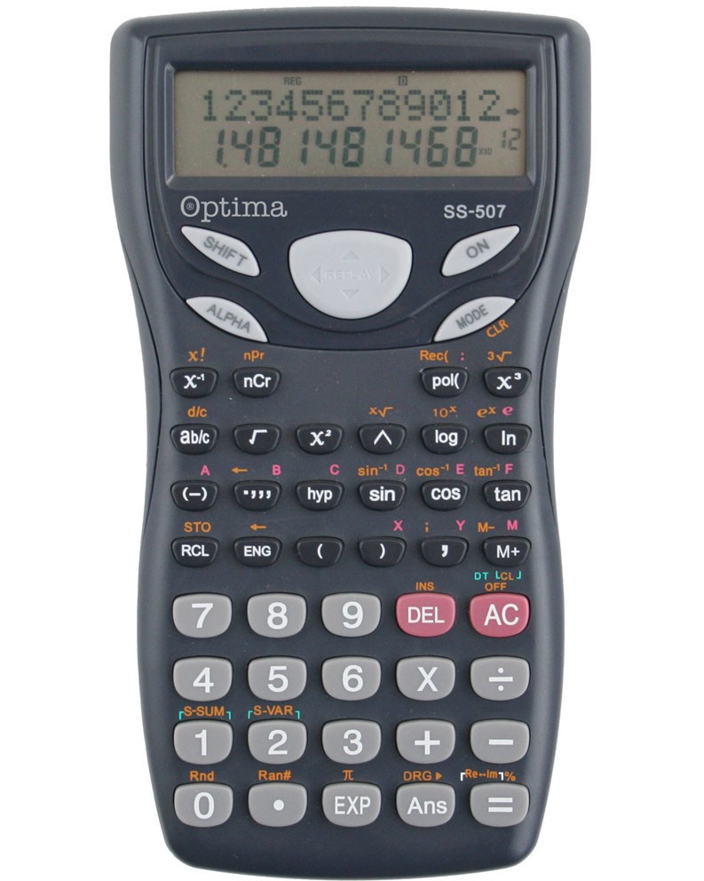 Научен калкулатор 12 разряда Eurocom Optima SS-507 - 