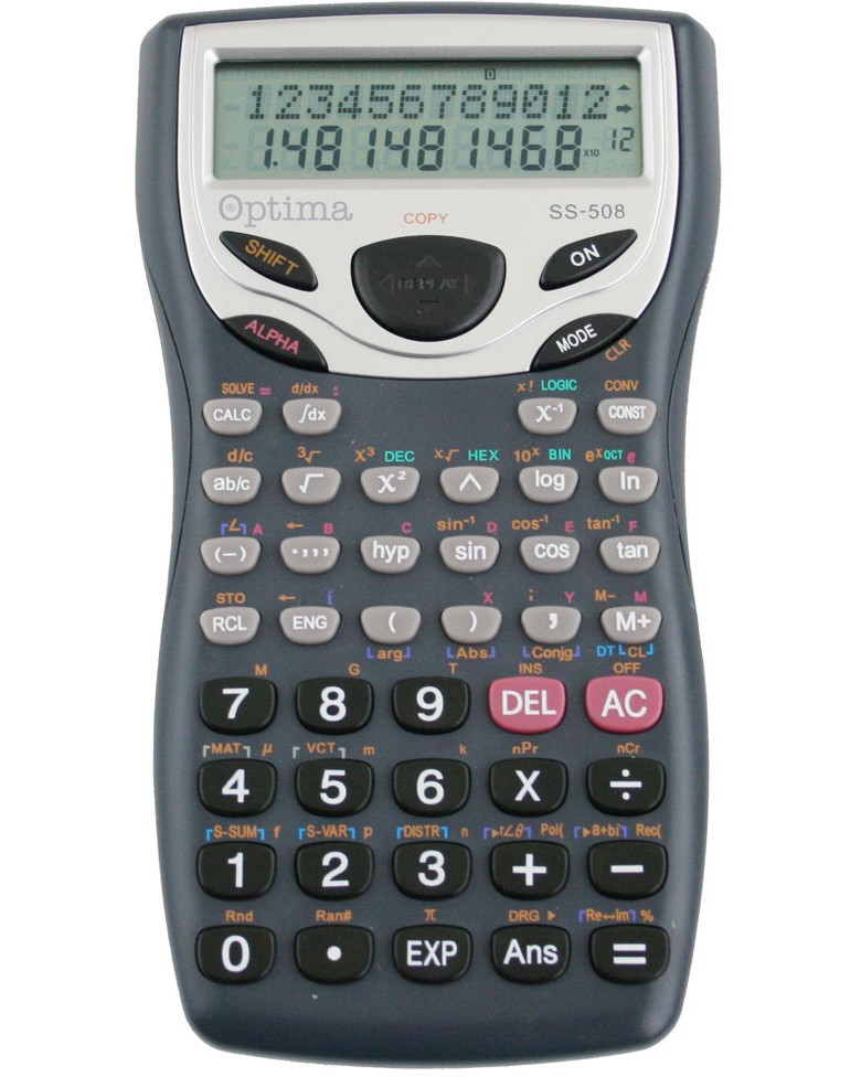Научен калкулатор 12 разряда Eurocom Optima SS-508 - 