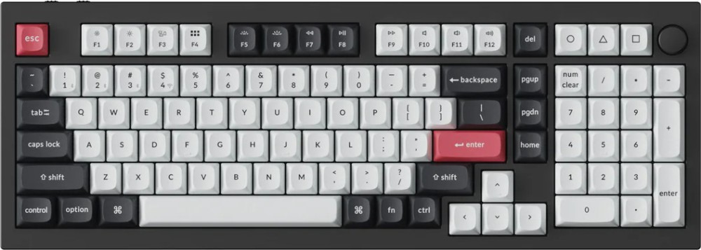     Keychron Q5 HE - 96%, Bluetooth, USB-C, RGB , ANSI Layout, Gateron Double-Rail Magnetic Nebula - 
