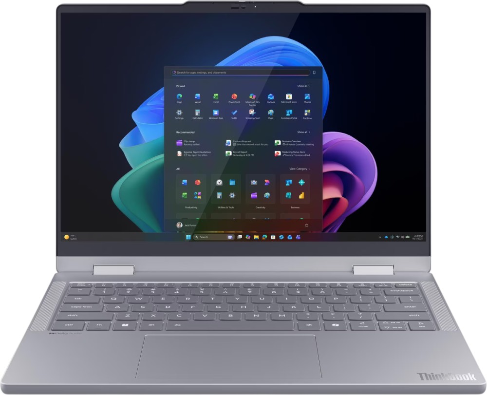 ������ Lenovo ThinkBook 14 2-in-1 G6 - :Intel Core Ultra 5 325 1.6 GHz, 14" OGS 1920 x 1200, 60 Hz, 16 GB RAM DDR5, 512 GB SSD, FreeDOS - 