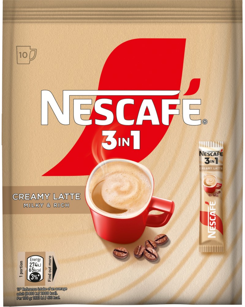   NESCAFE 3 in 1 Creamy Latte - 10 ÷ 28  - 