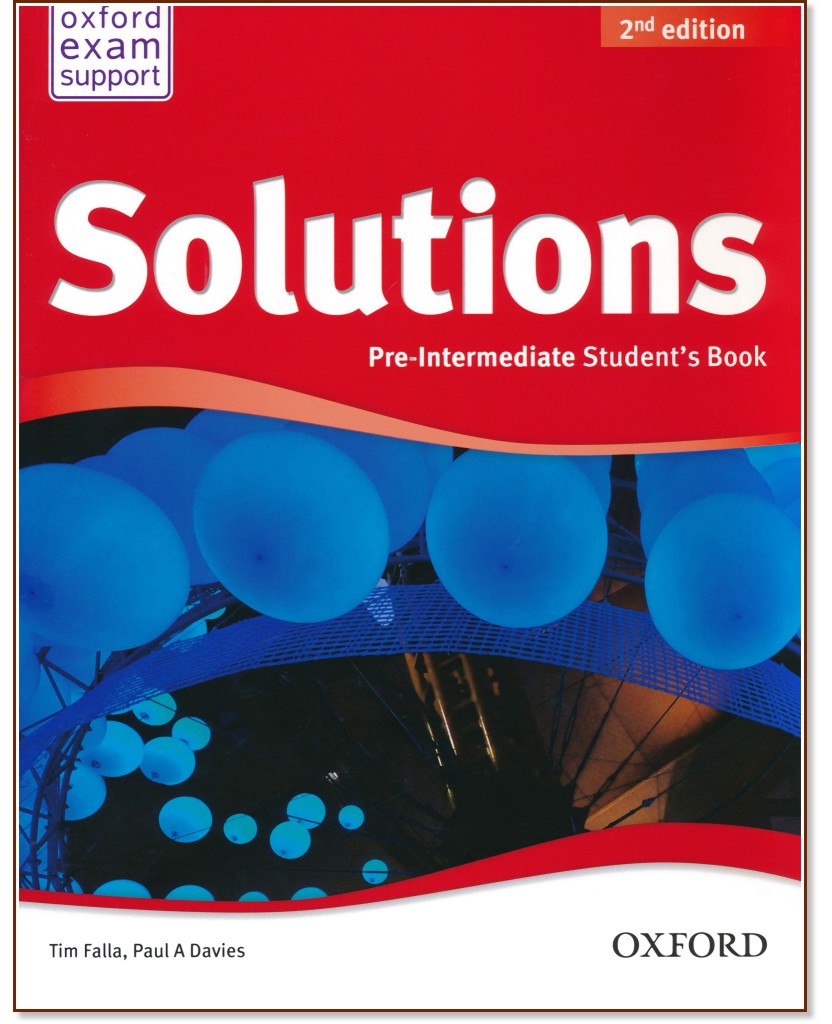 Solutions - Pre-Intermediate:     : Second Edition - Tim Falla, Paul A. Davies - 