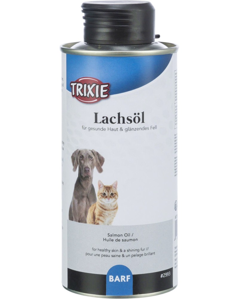 Масло от сьомга за кучета и котки Trixie Масло от сьомга за кучета и котки Trixie - 250 и 500 ml - продукт