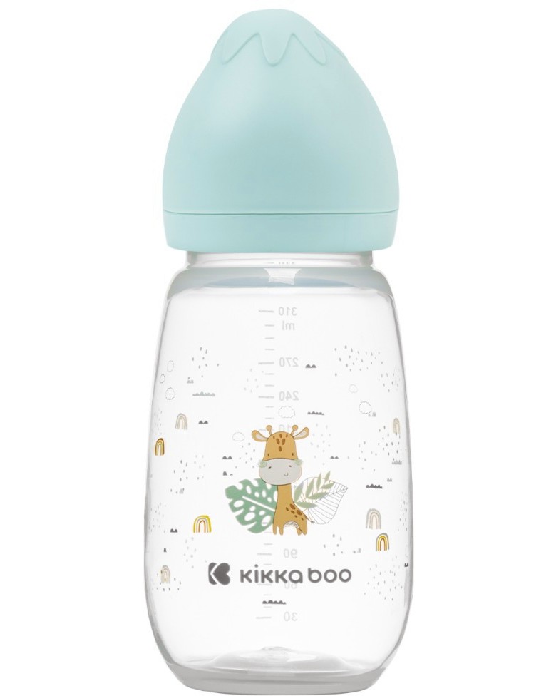 Бебешко шише Kikka Boo Savanna - 310 ml, от серията Savana, 6+ м - шише