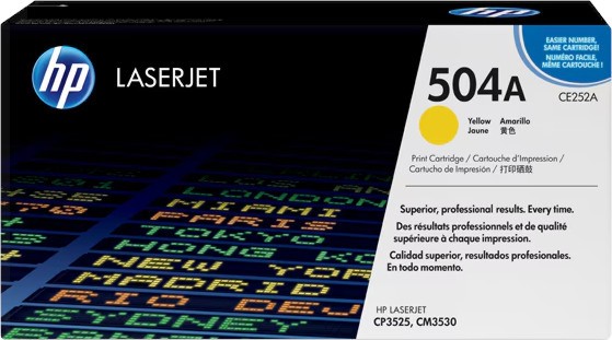 Тонер касета HP 504A Yellow Тонер касета HP 504A Yellow - 7000 страници -