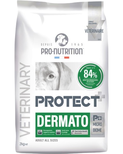 ���� ����� �� ������ ��� �������������� ��������� Pro-Nutrition Dermato - 2 � 12 kg, �� ������� Protect Dog, �� ������ ������, � ����� �� 2 �� 80 kg - �����
