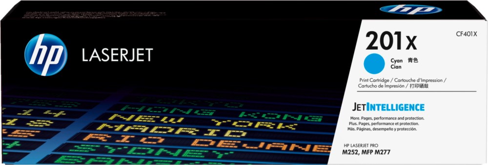 ����� ������ HP 201X Cyan - 2300 �������� - 