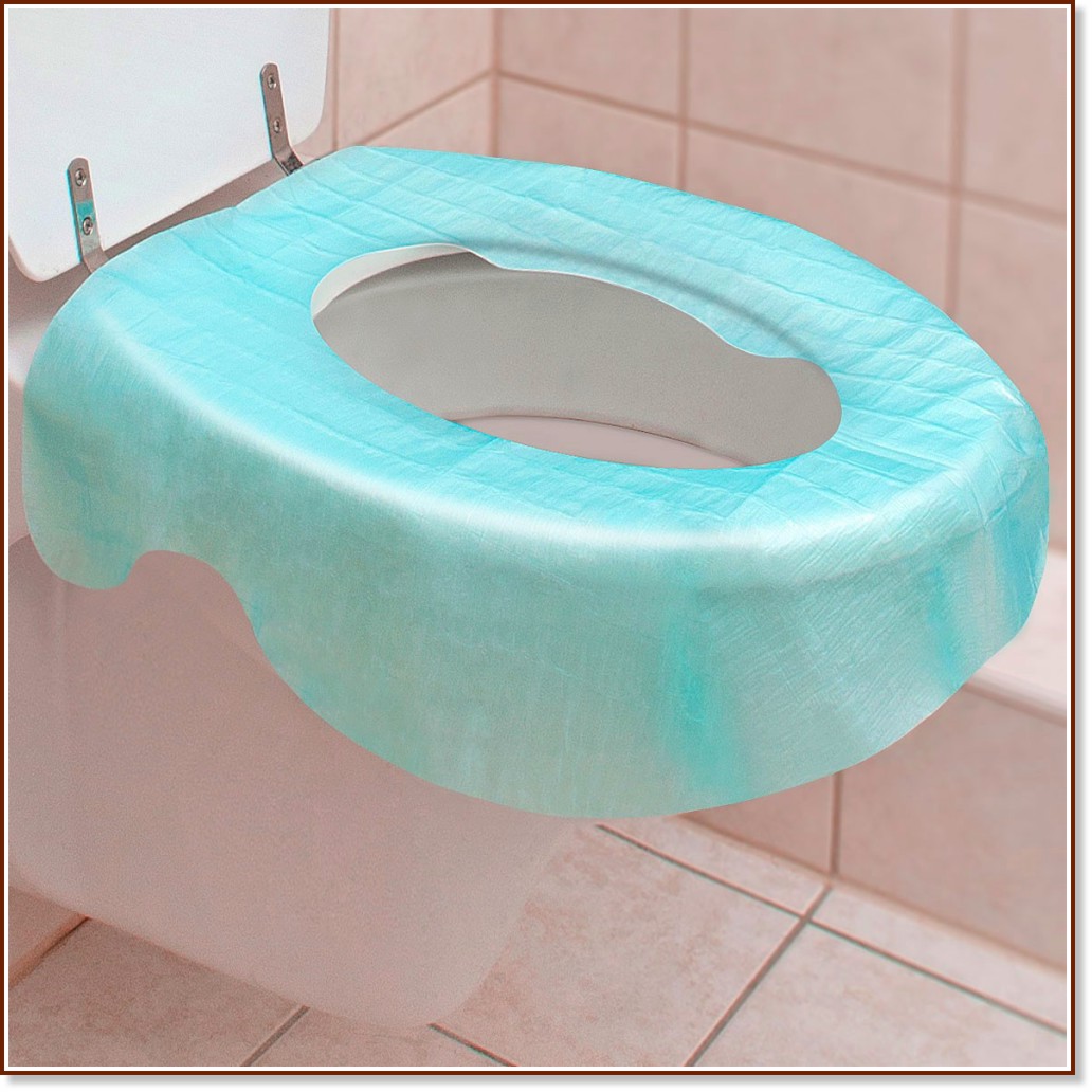 Протектори за тоалетна чиния - Комплект от 3 броя за еднократна употреба - продукт