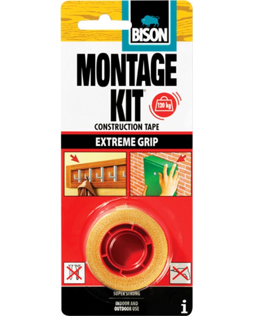    Bison Montage Kit Extreme Grip - 19 mm x 1.5 m - 