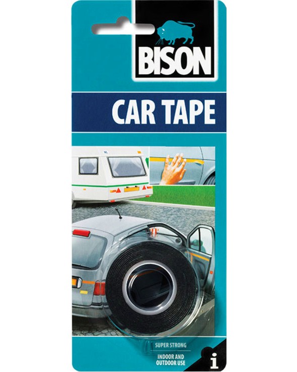 Двустранна монтажна лента за кола Bison Car tape - 19 mm x 1.5 m - 