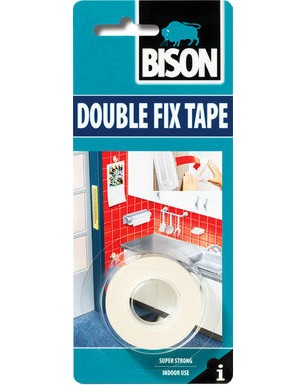    Bison Double Fix Tape - 19 mm x 1.5 m - 