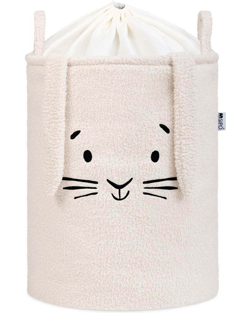 Кош за играчки SIPO Creme Rabbit Кош за играчки SIPO Creme Rabbit - ∅ 35 x 45 cm - продукт