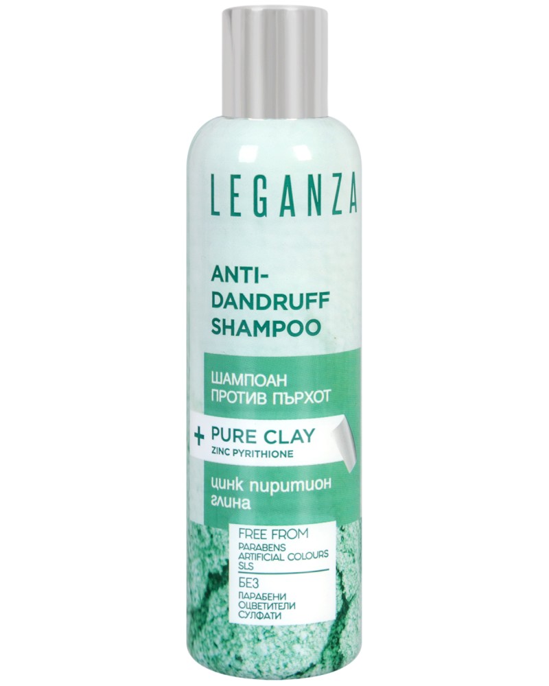 Leganza Anti-Dandruff Shampoo + Pure Clay -    - 