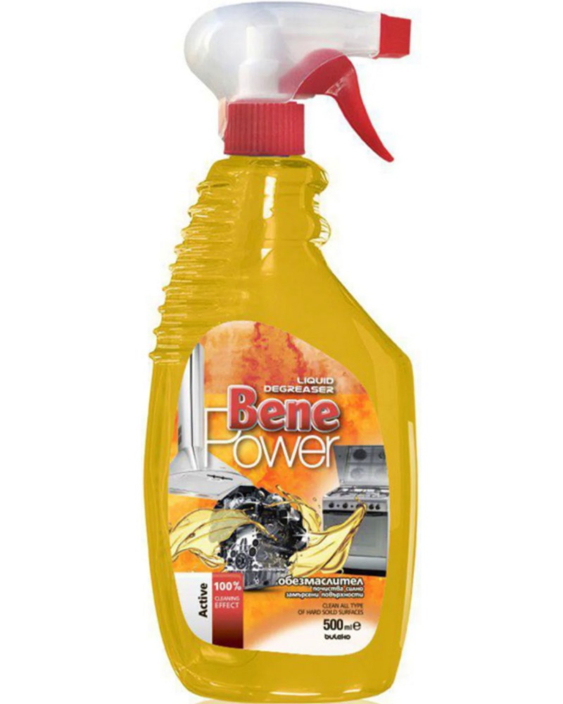 Универсален обезмаслител Bene Power Универсален обезмаслител Bene Power - 500 ml - почистващ препарат