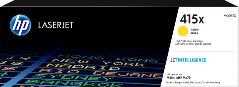 Тонер касета HP 415X Yellow Тонер касета HP 415X Yellow - 6000 страници -