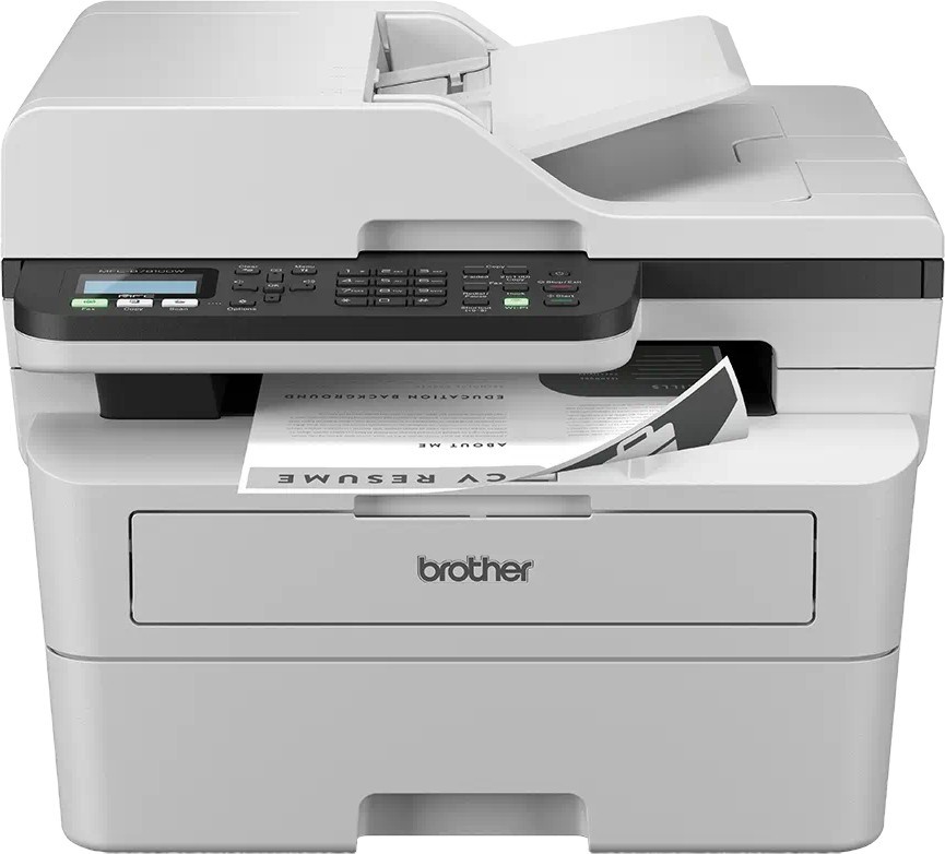 Лазерно мултифункционално устройство Brother MFC-B7810DW Лазерно мултифункционално устройство Brother MFC-B7810DW - Монохромен принтер / копир / скенер / факс, 1200 x 1200 dpi, 34 pages/min, ADF, USB, А4 -
