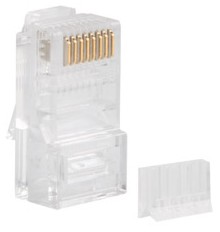 RJ45 CAT.6 конектори Lanberg PLU-6020 RJ45 CAT.6 конектори Lanberg PLU-6020 - 20 броя, UTP -