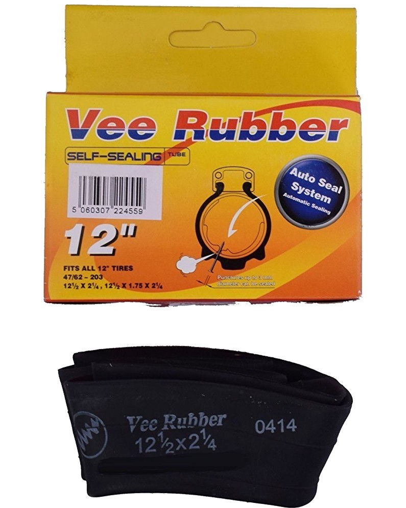 Вътрешна гума за велосипед Vee Rubber AV - Размер 12" - 1/2 x 2 - 1/4 x 1.75 - 